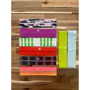 Set of 8 Lululemon Headbands
